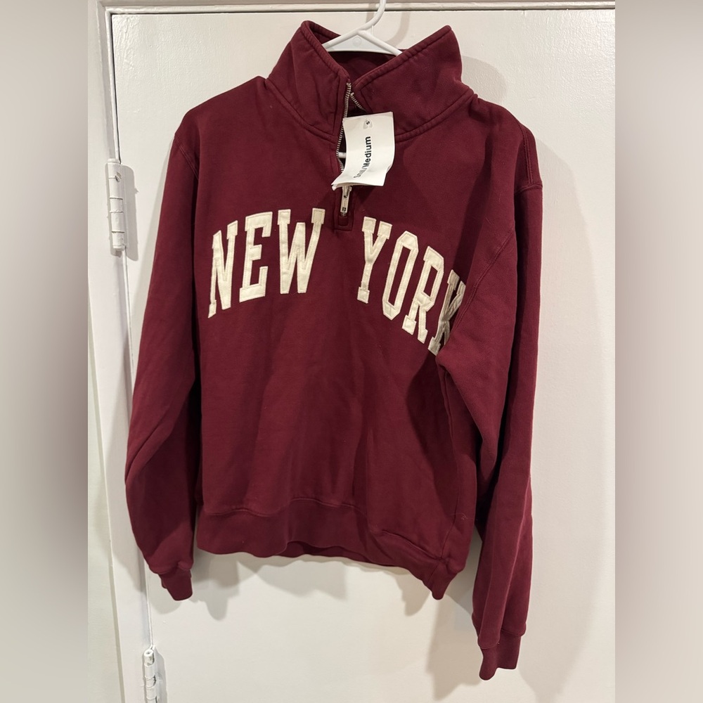Maroon 'New York' Sweatshirt
